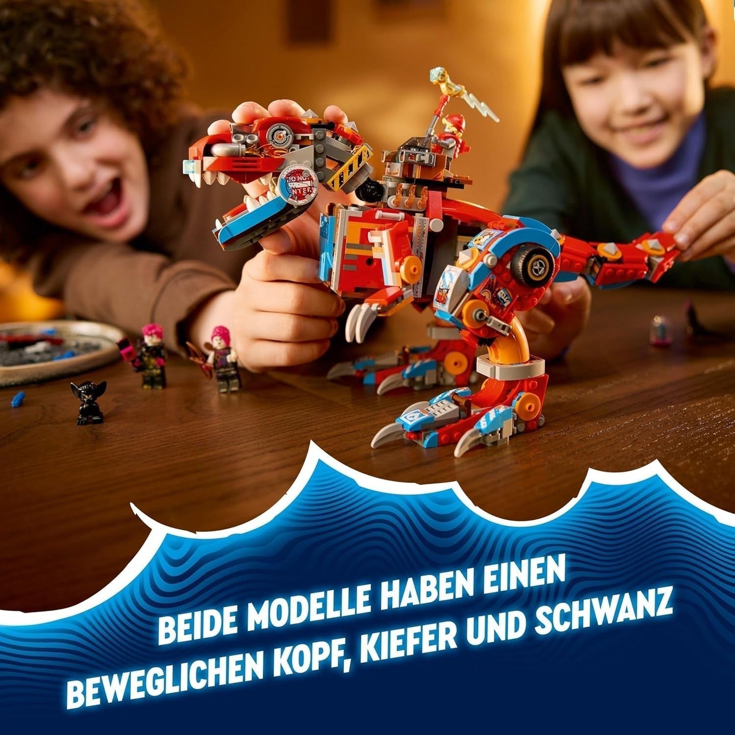 LEGO Dreamzzz 2-en-1 Coopers Dino-Mech C-Rex Jouet Ptérodactyle T.Rex Figurine d'action pour garçons et filles Jouet créatif Ensemble d'aventure Cadeau pour enfants de 9 ans 71484 Jeux de construction Beuche den LEGO-Store