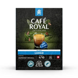 Café Royal Dark Chocolate Flavored 100 capsules pour machine à café Nespresso - 4/10 intensité - certifié UTZ, en aluminium et Lungo 36 capsules pour machine à café Nespresso - 4/10 intensité