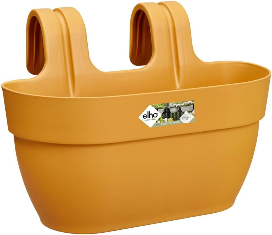 elho Vibia Campana Easy Hanger M 36 - Pot pour balcon et extérieur - Ø 36,0 x H 26,5 cm - Noir/Anthracite