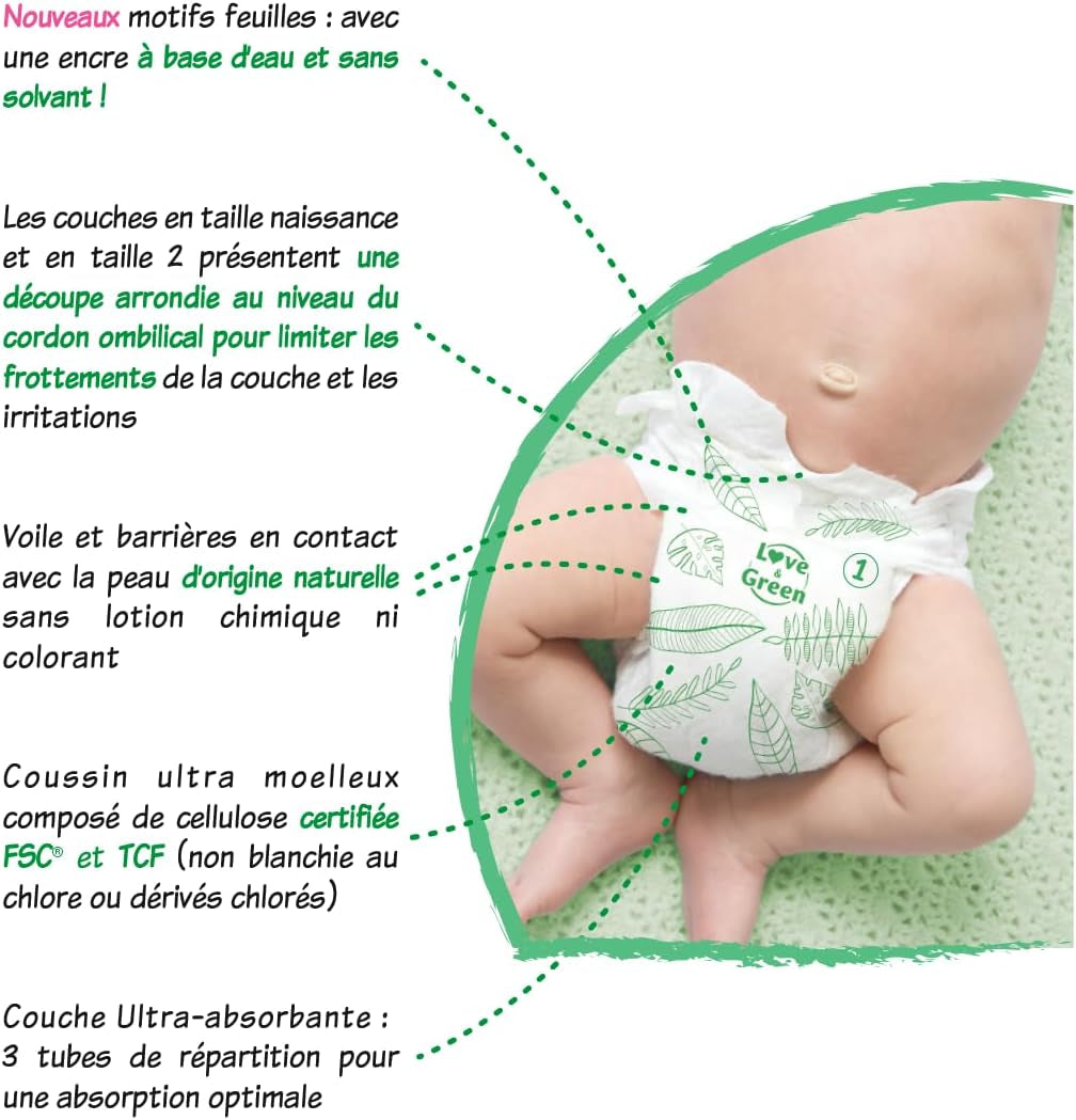 Couches hypoallergéniques pour bébés
