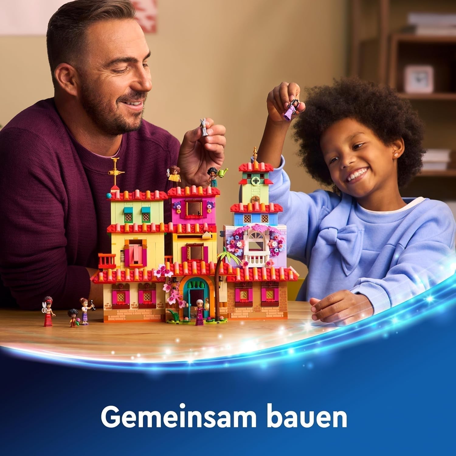 LEGO Ç€ Disney Encanto Magical House of Madrigals Maison de poupée pour enfants avec figurine Mirabel Play, jouet de construction pour filles et garçons à partir de 7 ans 43245 Jeux de construction Besuche den LEGO-Store
