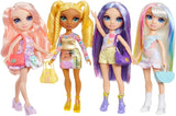 Poupée Rainbow High My Fashion Style - Violet - 28 cm Poupée mannequin violette avec tenue attrayante et sac élégant, pour jouer, poser, collectionner, pour les enfants de 4 à 12 ans