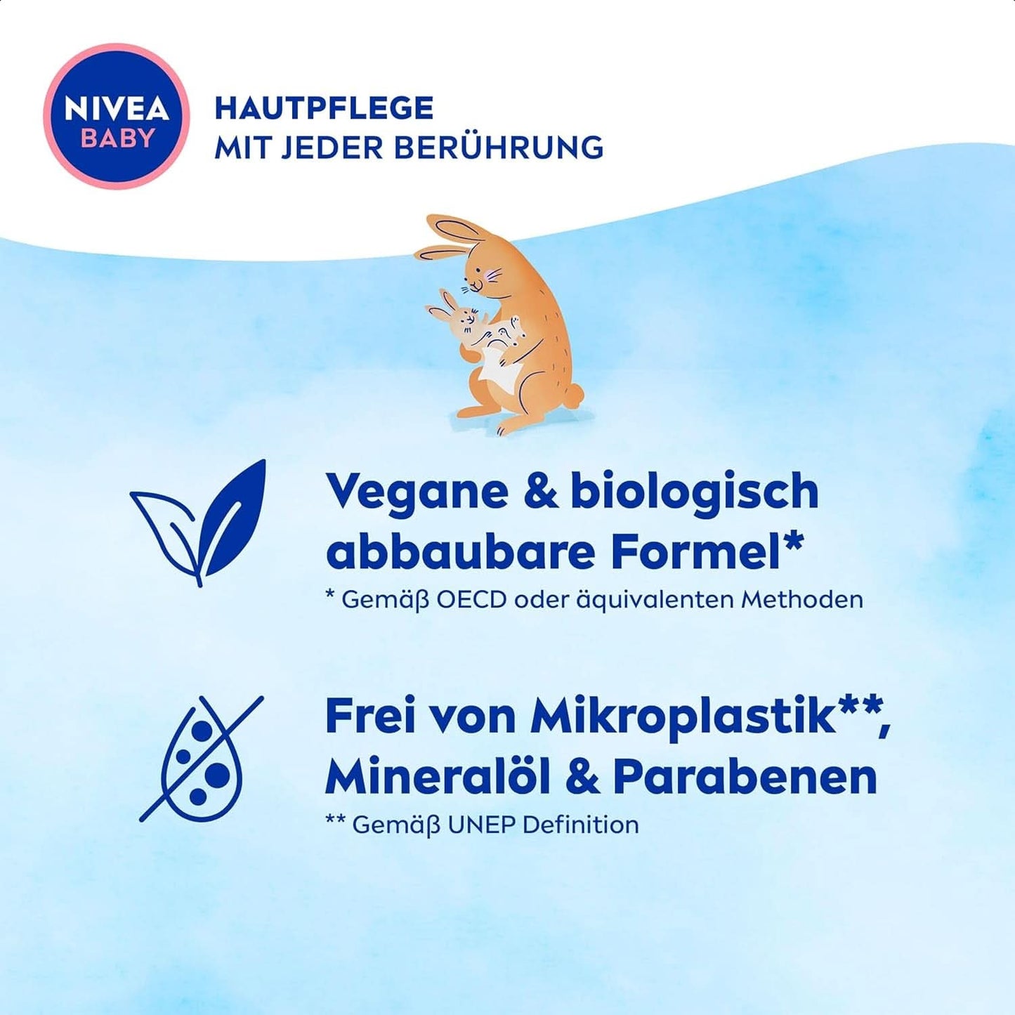 NIVEA BABY Soft & Cream Feuchttücher, Baby Feuchttücher Zur Sanften Reinigung Empfindlicher Babyhaut, Hypoallergene Feuchttücher Für Babies Mit Mandelöl and Vitaminen (4 X 57 Stück) Naty Shop