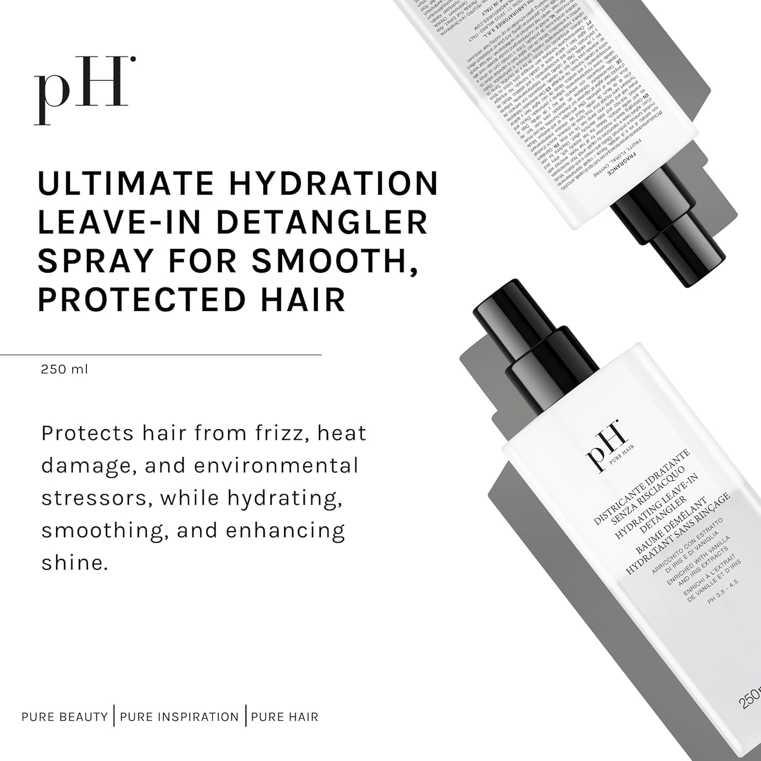 Produits démêlants cheveux sans rinçage au pH hydratant 250 ml Produits démêlants cheveux Naty Shop