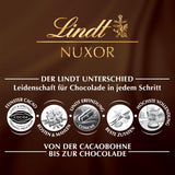 Chocolat Lindt | Mélange pour sac NUXOR | 103g | Cubes de chocolat crémeux au Gianduja en trois assortiments avec noisettes entières grillées | Cadeau chocolat