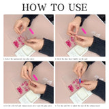 24 pcs French Press On Long Nails Cercueil Blanc Ongles Artificiels Ombre Rose Nude Adhésif Ongles Acrylique Ongles Ensemble Ongles Conseils Pour Femmes Printemps Été Accessoires Ongles