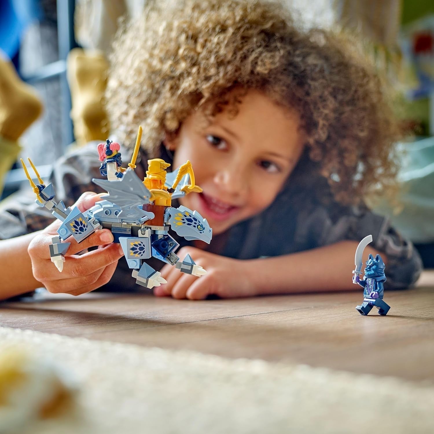 LEGO NINJAGO Riyu le bébé dragon jouet dragon avec 3 mini figurines jouet ninja à construire pour garçons et filles de 6 ans cadeau plein d'action pour les enfants 71810 ensembles de construction Besuche den LEGO-Store