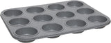 Masterchef MCA-MUF Muffinform Für 12 Cupcakes Muffinblech Aus Karbonstahl, Acier inoxydable, Moules et plaques à pâtisserie en acier Naty Shop