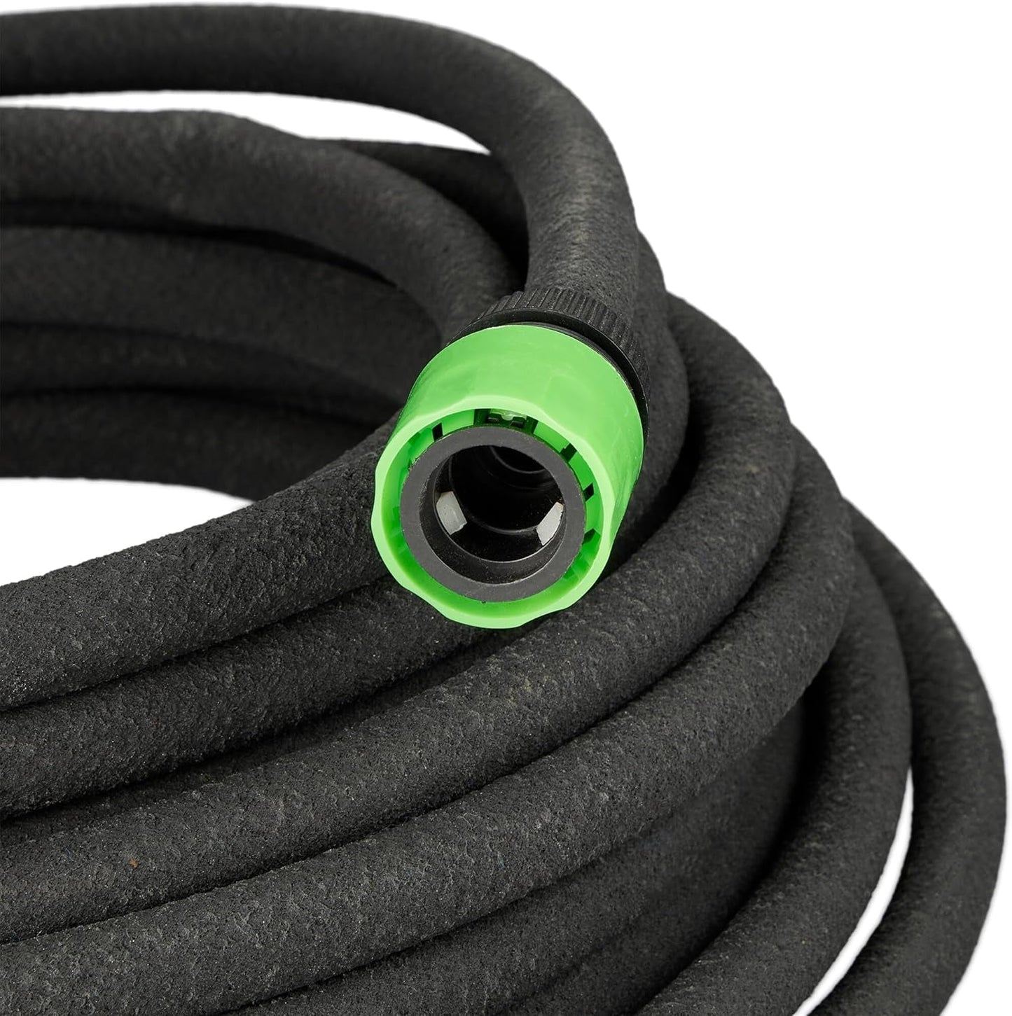 Tuyau d'arrosage Relaxdays 50 m, tuyau d'arrosage pour arrosage des couches hautes et des haies, tuyau d'arrosage noir