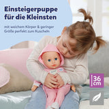 BABY Born Hannah Play with Me - Poupée bébé avec 5 fonctions - Corps en matière douce avec accessoires - Poupée de 36 cm - Fonctionne sur batterie - Convient aux enfants à partir de 1 an