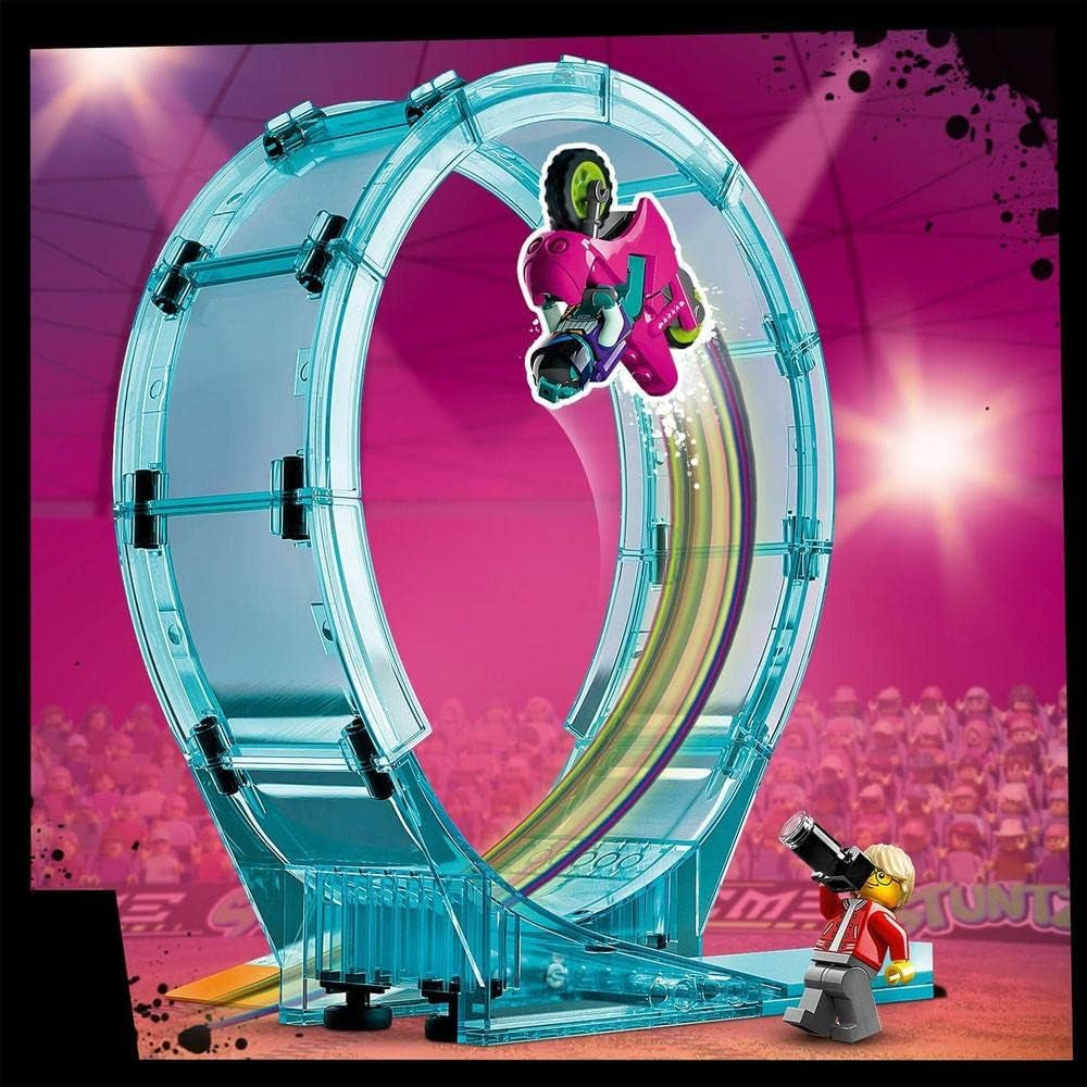 LEGO 60361 City Stuntz Ultimate Stunt Rider Challenge, Cascades 3 en 1 pour 1 ou 2 joueurs, avec motos jouets à 2 roues pour enfants, Set 2023 Jeux de construction Besuche den LEGO-Store