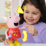 Poupée Peppa Pig, parlant et chantant, rose, 20 cm