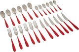 Bugatti Gioia service de couverts, 24 pièces, rouge Cuisine Naty Shop