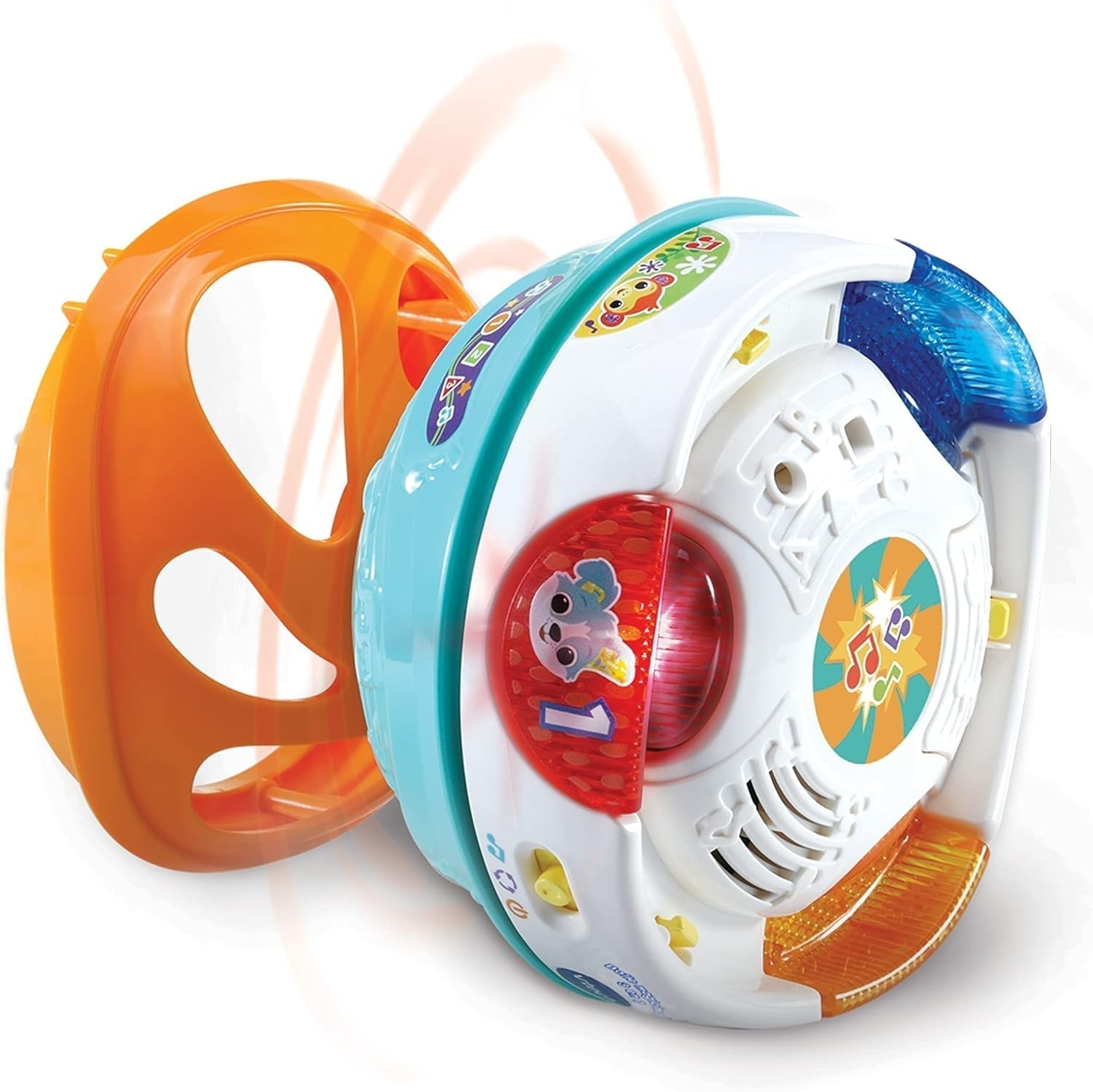 Vtech Baby Boule Musicale Magique 3-en-1, 9-36 Mois & Tambourin Amusant Baby Music - Jouet Électronique avec Musique et Effets Sonores - Pour 9-36 Mois Jouets Bébé Bebe Naty Shop