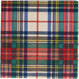 Serviettes en papier pour cocktail Dress Stewart Tartan, 20 par paquet