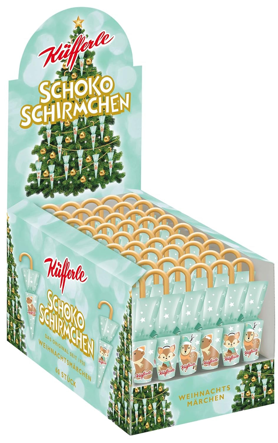 Ombres au chocolat Küfferle Polar Silver 810g (60 pièces)