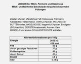 Oeufs LINDOR au chocolat Lindt | 4 boîtes de 450 g chacune | Œufs LINDOR au chocolat au lait fondant, fourrés blanc, noir et noisettes | Chocolat de Pâques | Cadeau de chocolat | Oeufs de Pâques | Oeufs en chocolat