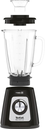 Tefal BL435831 BL4358 Batteur sur socle, Verre, 1,75 litres, Schwarz Kitchen Naty Shop