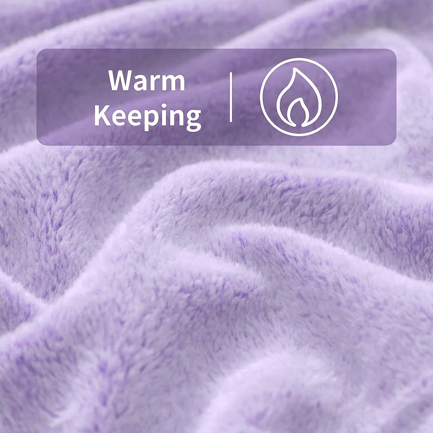 Plaid polaire flanelle FY FIBER HOUSE, couverture microfibre imprimé guépard 3D, 228 X 274 cm, violet Couettes et couettes Naty Shop