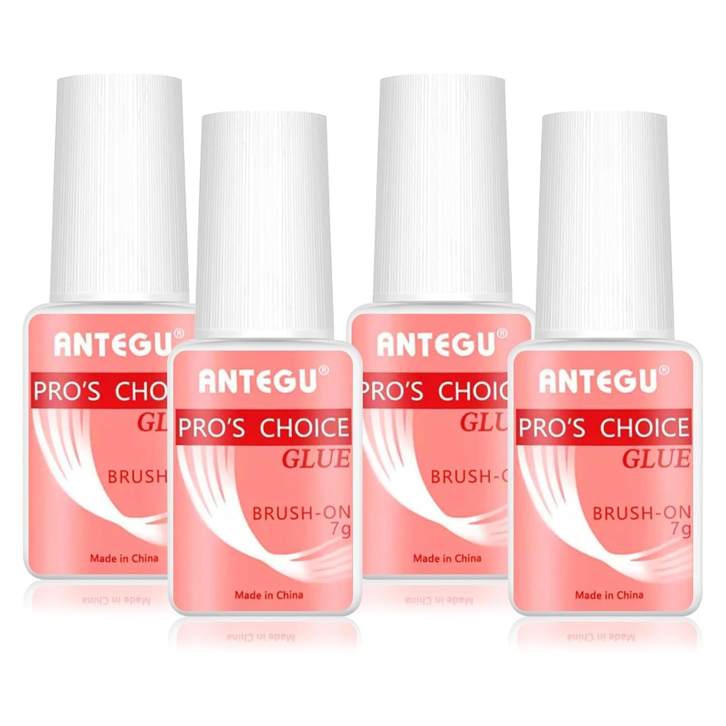 Colle à ongles extra forte – Comprend un pinceau, 4 x 7 g de colle pour extensions d'ongles, de la colle pour pointes acryliques et de la colle pour ongles artificiels.