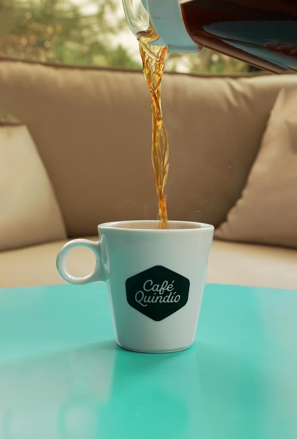 Café de spécialité Café Quindio - Grains de café 100% Arabica, Colombie - aux notes naturelles de vanille douce (250g) - idéal pour le café filtre, les machines porte-filtres ou la presse française