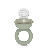 Suavinex Pare-mastication pour bébé en silicone de qualité alimentaire avec couvercle, facile à nettoyer, passe au lave-vaisselle et au congélateur, apaise les gencives 6 mois, vert