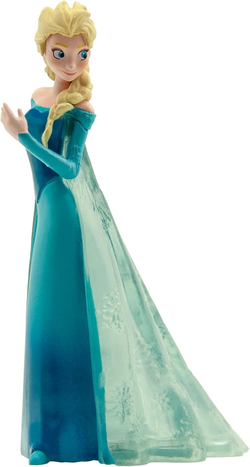 Bullyland 12961 - Figurine Elsa d'Arendelle tirée du film La Reine des Neiges de Walt Disney, env. 10,1 cm, très détaillé, idéal comme petit cadeau pour les enfants à partir de 3 ans