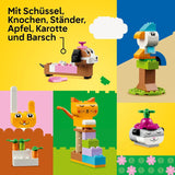 LEGO Classic Creative Animals, boîte avec des briques colorées, construisez des figurines d'animaux en briques comme un chien, un chat, un lapin, un hamster et un oiseau, jouet de construction pour garçons et filles à partir de 5 ans 11034 Jeux de construction Besuche den LEGO-Store