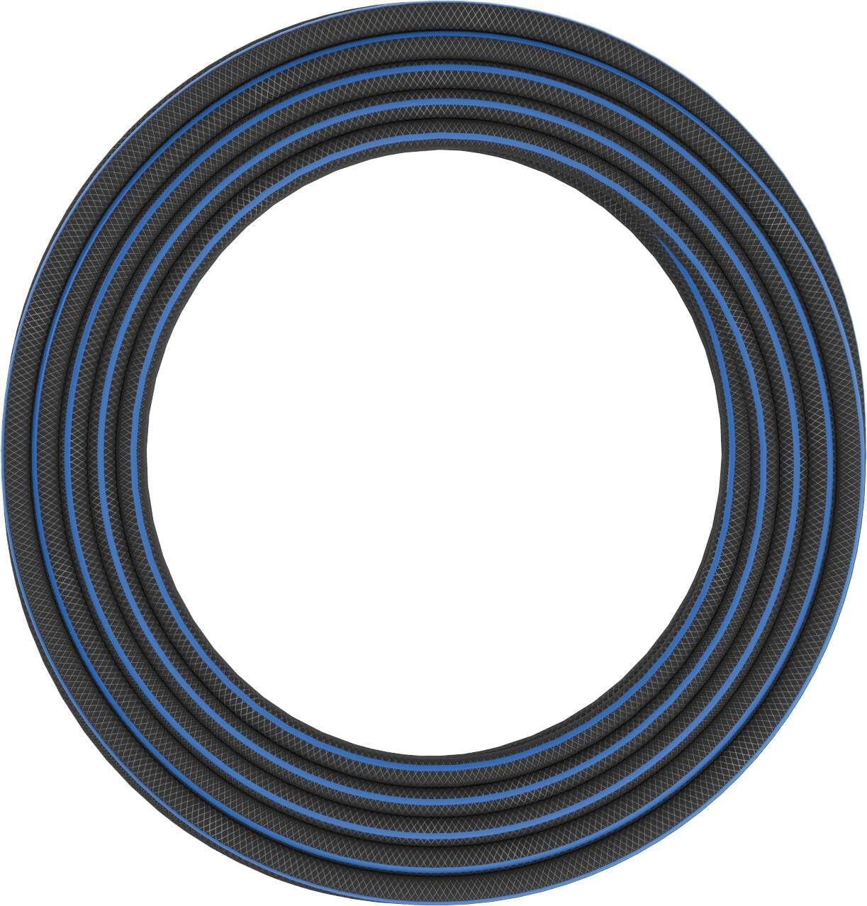 Fiskars ML Tuyau d'arrosage série X Tuyau d'arrosage manuel 13 mm (1/2"), Longueur : 25 m, Raccord universel, Protection UV, Protection contre le gel, Résistant à la torsion, Bleu, 1076045