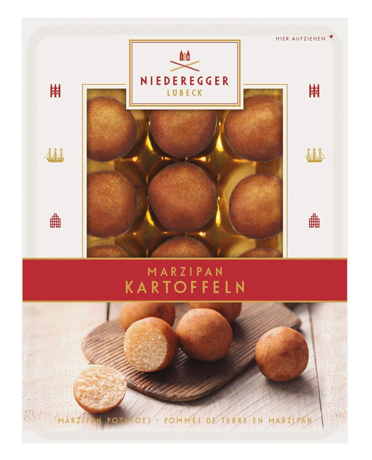 Pommes de terre à la pâte d'amande Niederegger 100g