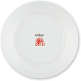 Service de table Excelsa Coral, 18 pièces, porcelaine, rouge