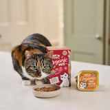 Lily's Kitchen Nourriture humide pour chat adulte avec ingrédients naturels, paquet multi-plateaux, biologique, sans grains, 4 x (8 x 85 g)
