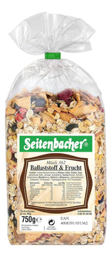Seitenbacher Müsli Ballaststoff Und Frucht I Ohne Zugesetzten Zucker I Ohne Zugesetztes Fett I (1 X 750 G) Céréales Naty Shop 1