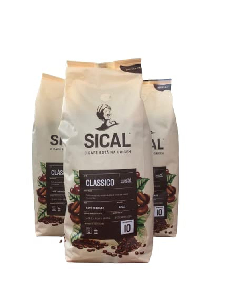 , Café en grains torréfiés portugais, 3 x 1 kg