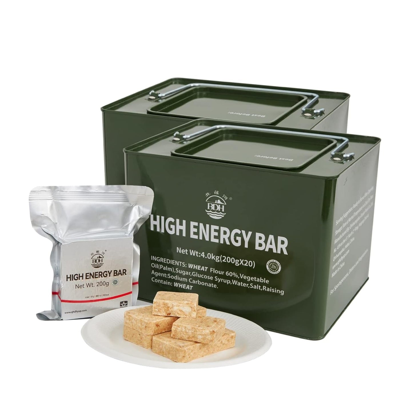 Barres d'urgence Tablettes de survie au goût de chocolat pour les activités de plein air Camping Urgence Blizzard Tremblement de terre Kit de préparation longue durée 12 pièces