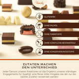 Venchi - Cremini 1878 - Chocolat trois couches au gianduja au lait et pâte d'amande, "Noisettes du Piémont IGP", 1 kg, sans gluten, sans colorants et sans conservateurs