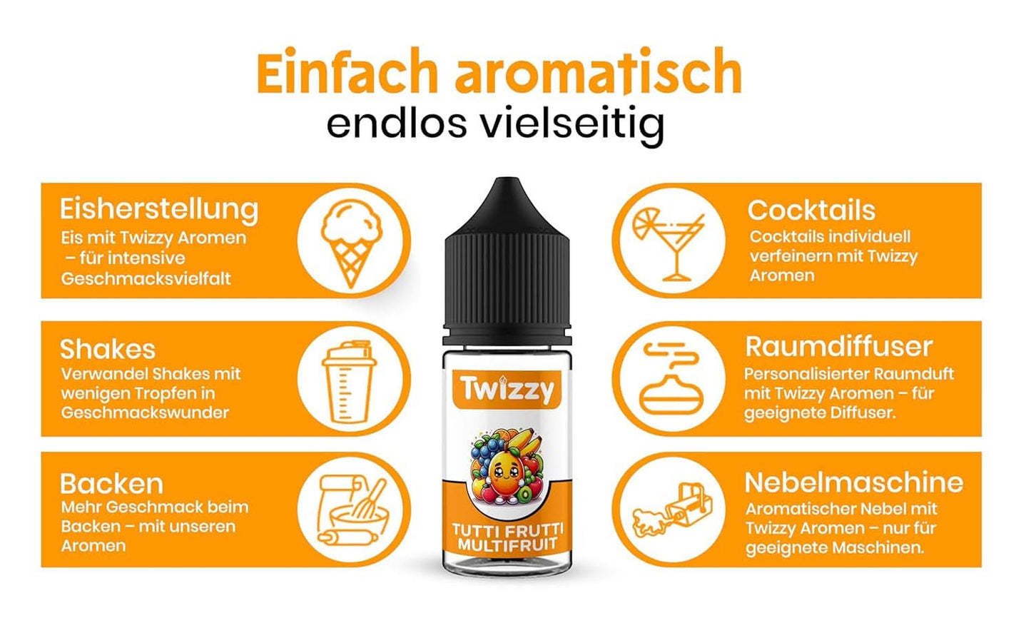 Arôme concentré Tutti Frutti Twizzy, 30 ml Arômes Naty Shop