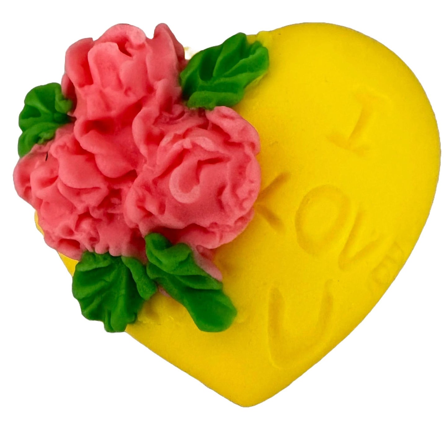 Décoration comestible en sucre, Décorations Coeur "Je t'aime" de Pâte à Sucre Nati Shop