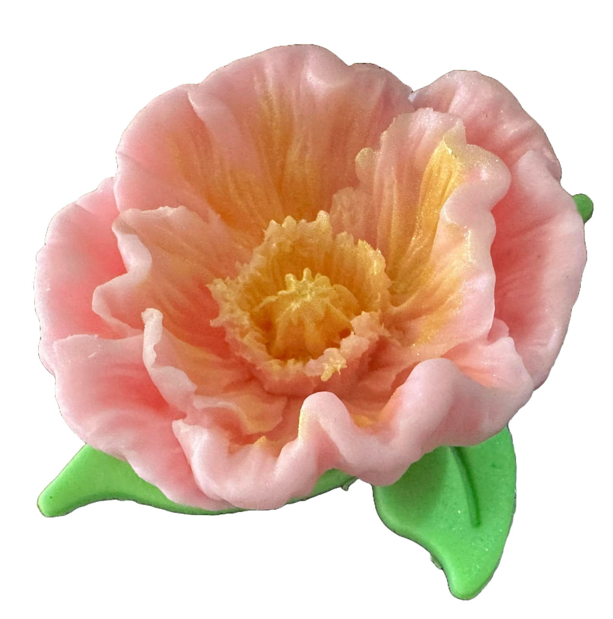 Décoration comestible en sucre, Décorations tulipes roses de Pâte à Sucre Nati Shop