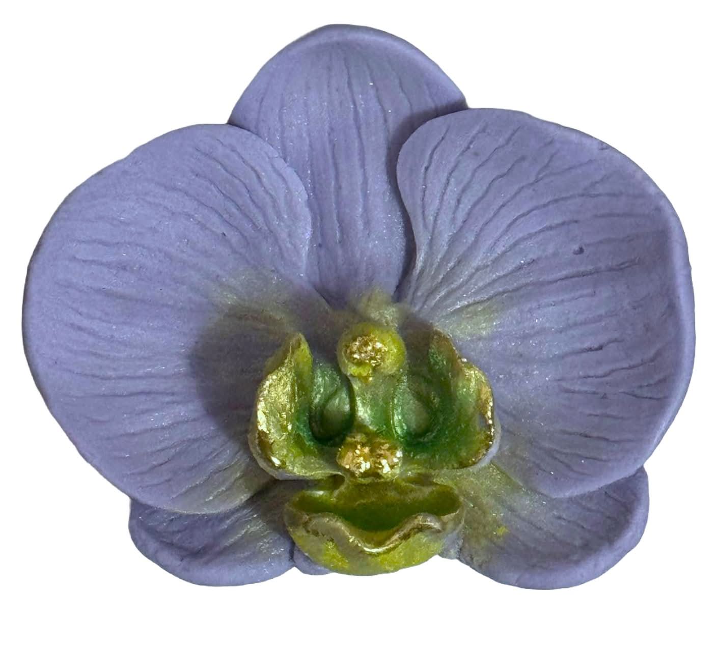 Décoration comestible en sucre, Décorations en Pâte à Sucre Orchidée Violette Nati Shop