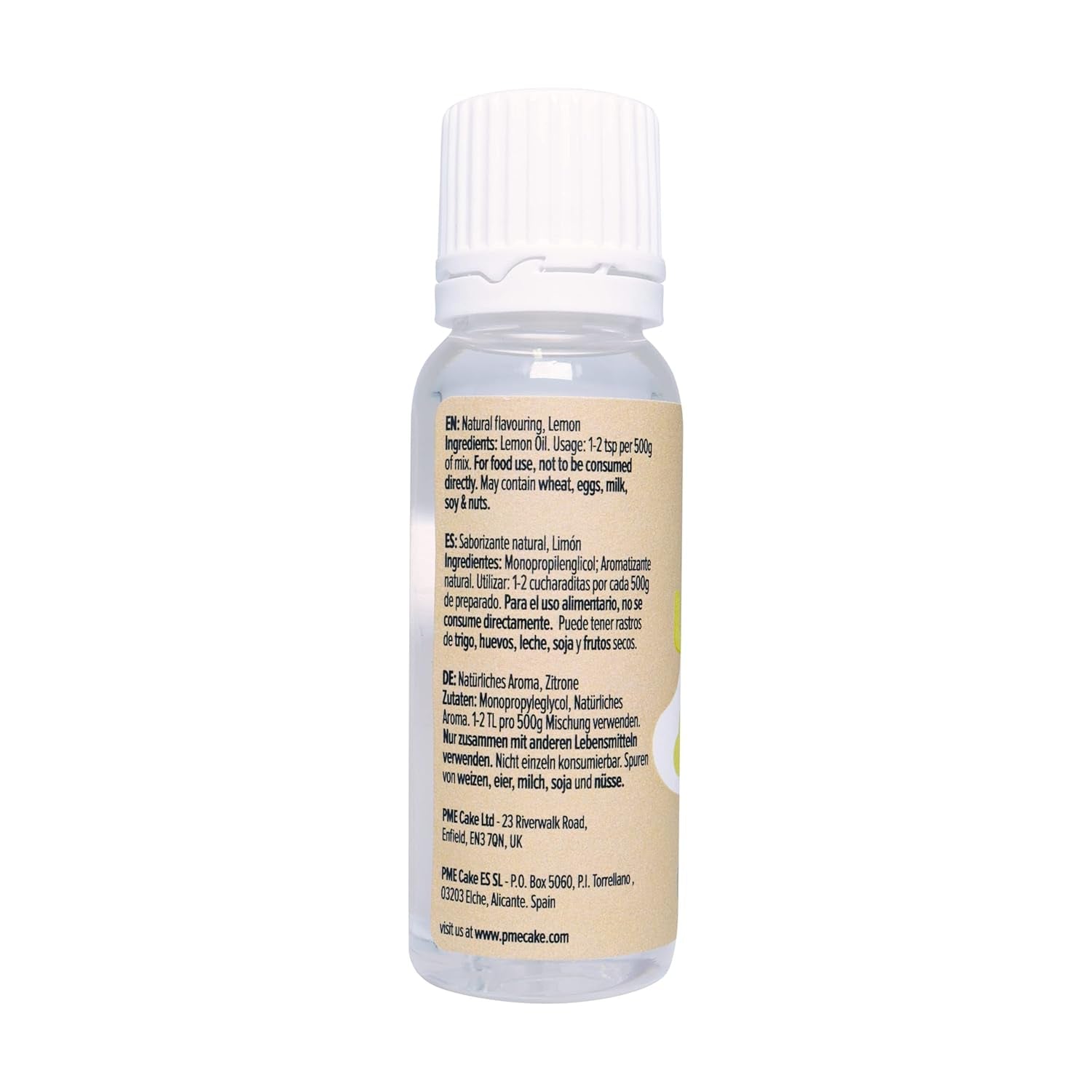 Arôme citron 100% naturel, 25 ml (pack de 2) Édulcorants Naty Shop