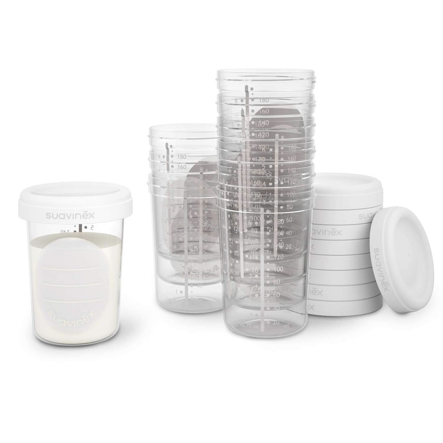 Boîtes de conservation alimentaire, Suavinex, 10 pièces Accessoires d'alimentation et d'allaitement Bebe Naty Shop