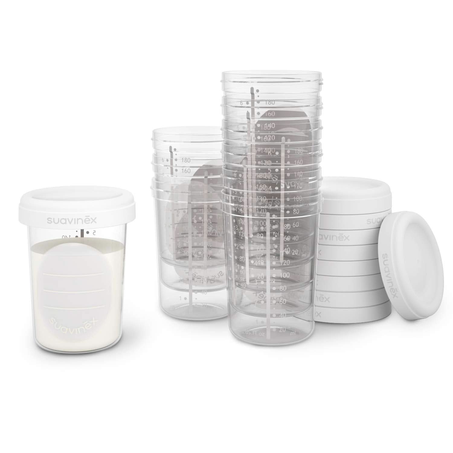 Boîtes de conservation alimentaire, Suavinex, 10 pièces Accessoires d'alimentation et d'allaitement Bebe Naty Shop