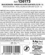 dekora - Fleur Géante 12,5 cm - Dahlia d'Automne - Sans Gluten, Sans Lactose, Vegan - Décorations de Gâteaux pour Mariages, Anniversaires et Desserts - Pâte à Sucre Naty Shop Facile à Utiliser