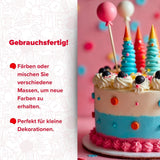 Dekora - Fondant en pâte à sucre blanche 150g - Parfait pour les gâteaux et décorations de pâtisserie - Sans gluten ni lactose - Goût vanille - Doux, flexible et facile à façonner pour des décorations créatives Naty Shop Sugarpaste