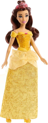 Mattel Disney Princess Toy Poupée mobile Belle Fashion avec vêtements et accessoires étincelants Cadeau inspiré du film Disney pour enfants HLW11 Naty Shop Dolls