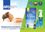 MRS Flocons de chlorure de magnésium 100% naturel - sels de bain idéaux pour un bain de pieds, un bain complet et contre les carences en magnésium - 4 Kg Douche et Bain Naty Shop