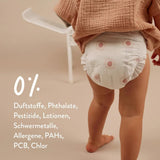 Couches bébé taille 3M (4-8 kg) - 1 sachet de 28 - Sans substances nocives, écologiques, très absorbantes, adaptées à un usage nocturne, ultra fines et douces - Fabriquées au Danemark