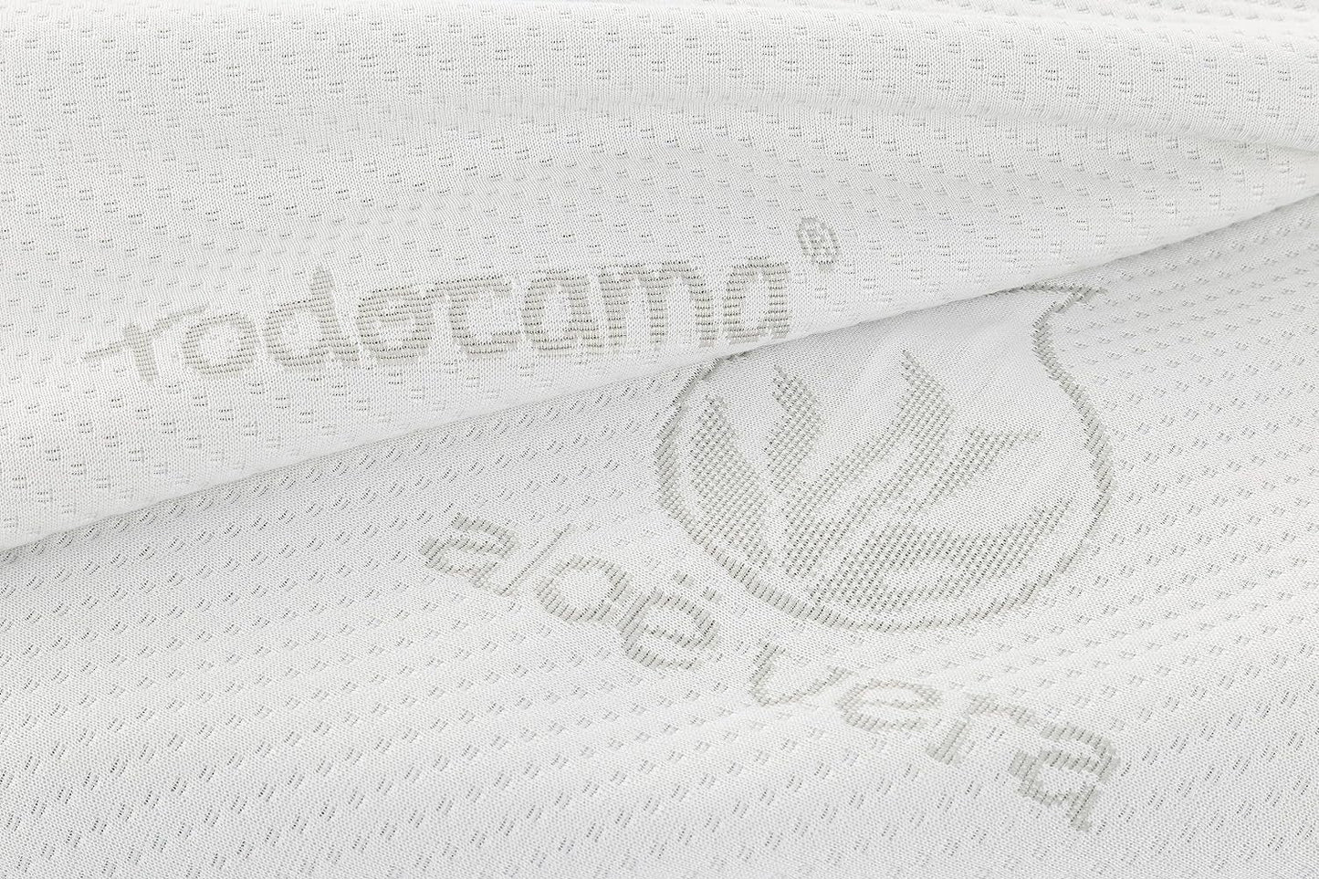 Todocama - Oreiller à mémoire de forme, aloe vera, 2 pièces, 70 cm, blanc Oreillers standards Naty Shop