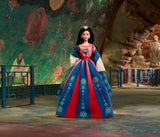 BARBIE Lunar New Year Puppe - Sammelfigur mit traditionaler Hanfu-Robe und chinesischen Drucken, inspiré des Dunhuang-Höhlenmalereien, y compris Puppenständer et Echtheitszertifikat, HJX35